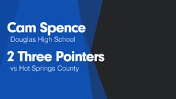 2 Three Pointers vs Hot Springs County 