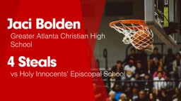 4 Steals vs Holy Innocents' Episcopal School