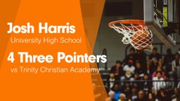 4 Three Pointers vs Trinity Christian Academy 