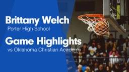 Game Highlights vs Oklahoma Christian Academy 