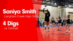 4 Digs vs Tomball
