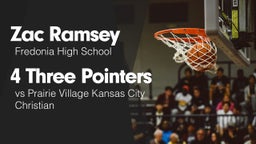 4 Three Pointers vs Prairie Village Kansas City Christian