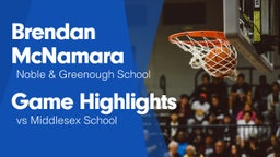 Game Highlights vs Middlesex School