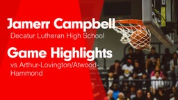 Game Highlights vs Arthur-Lovington/Atwood-Hammond 