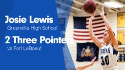 2 Three Pointers vs Fort LeBoeuf 