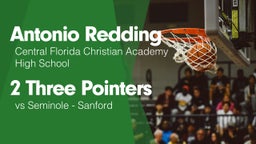 2 Three Pointers vs Seminole  - Sanford