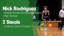 2 Steals vs Mount Dora Christian Academy