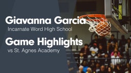 Game Highlights vs St. Agnes Academy 