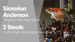 2 Steals vs City High Varsity Boys Basketball