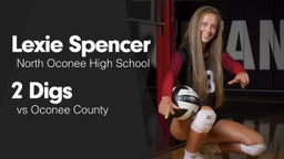 2 Digs vs Oconee County