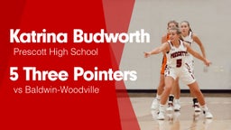 5 Three Pointers vs Baldwin-Woodville 