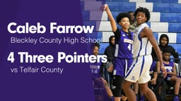 4 Three Pointers vs Telfair County 