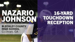 16-yard Touchdown Reception vs Wilcox County 