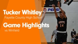 Game Highlights vs Winfield