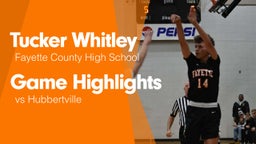 Game Highlights vs Hubbertville 