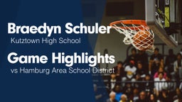 Game Highlights vs Hamburg Area School District