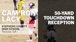 50-yard Touchdown Reception vs White County 
