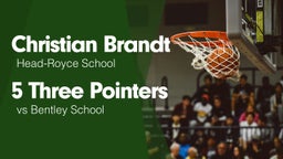 5 Three Pointers vs Bentley School