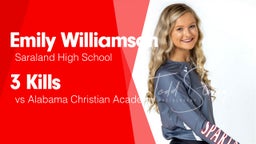 3 Kills vs Alabama Christian Academy