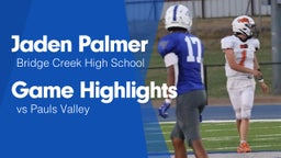 Game Highlights vs Pauls Valley 