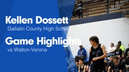 Game Highlights vs Walton-Verona 