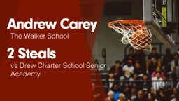 2 Steals vs Drew Charter School Senior Academy 