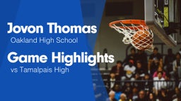 Game Highlights vs Tamalpais High