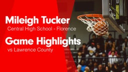 Game Highlights vs Lawrence County 