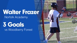3 Goals vs Woodberry Forest 