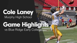 Game Highlights vs Blue Ridge Early College