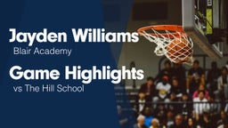 Game Highlights vs The Hill School