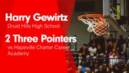 2 Three Pointers vs Hapeville Charter Career Academy