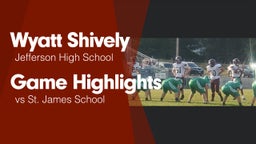 Game Highlights vs St. James School