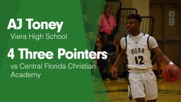 4 Three Pointers vs Central Florida Christian Academy 