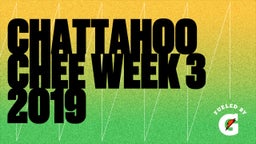 Marcus Godbey's highlights Chattahoochee Week 3 2019