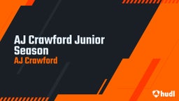AJ Crawford Junior Season 