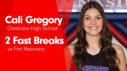 2 Fast Breaks vs Fort Recovery 