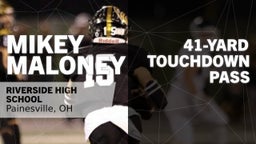 41-yard Touchdown Pass vs Willoughby South 