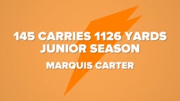 145 carries 1126 yards junior season