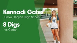 8 Digs vs Cedar