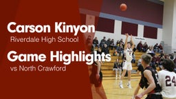 Game Highlights vs North Crawford 