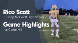 Game Highlights vs Camp Hill 