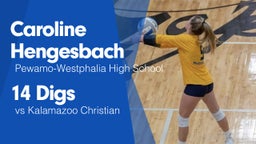 14 Digs vs Kalamazoo Christian 