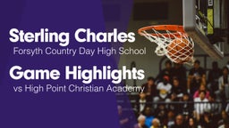 Game Highlights vs High Point Christian Academy