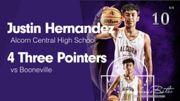 4 Three Pointers vs Booneville 