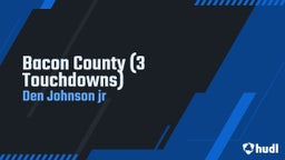 Bacon County  (3 Touchdowns)