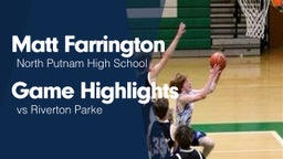 Game Highlights vs Riverton Parke 