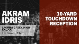 10-yard Touchdown Reception vs Monterey Trail 