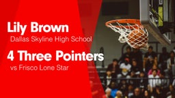 4 Three Pointers vs Frisco Lone Star 