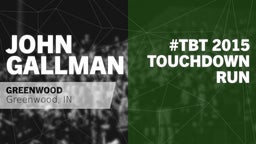 #TBT 2015:  Touchdown Run vs Beech Grove 
